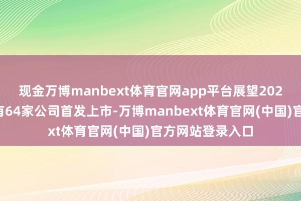 现金万博manbext体育官网app平台展望2024年香港市集共有64家公司首发上市-万博manbext体育官网(中国)官方网站登录入口