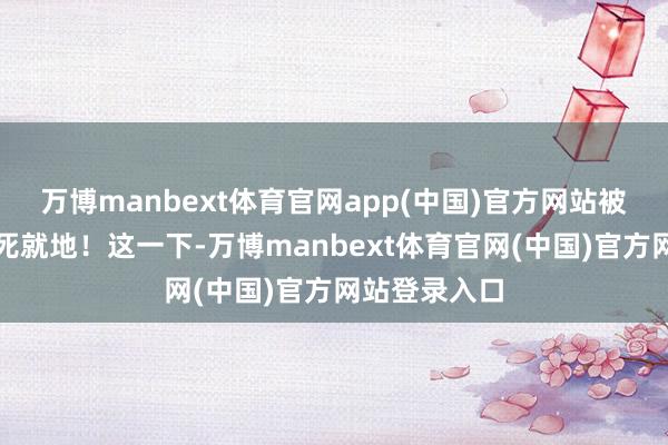 万博manbext体育官网app(中国)官方网站被斩成两半惨死就地！这一下-万博manbext体育官网(中国)官方网站登录入口