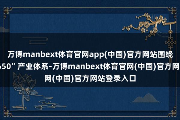 万博manbext体育官网app(中国)官方网站围绕江苏省“1650”产业体系-万博manbext体育官网(中国)官方网站登录入口