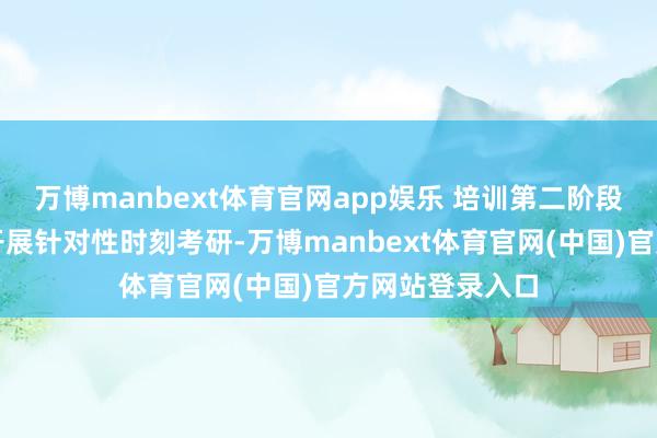 万博manbext体育官网app娱乐 培训第二阶段在微机室分组开展针对性时刻考研-万博manbext体育官网(中国)官方网站登录入口
